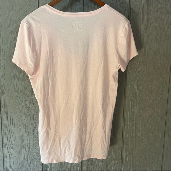 Banana Republic Light Pink Short Sleeve Tee - Picture 4 of 4